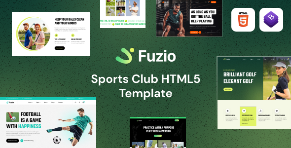 Fuzio – SportsClub HTML5 Bootstrap Template
