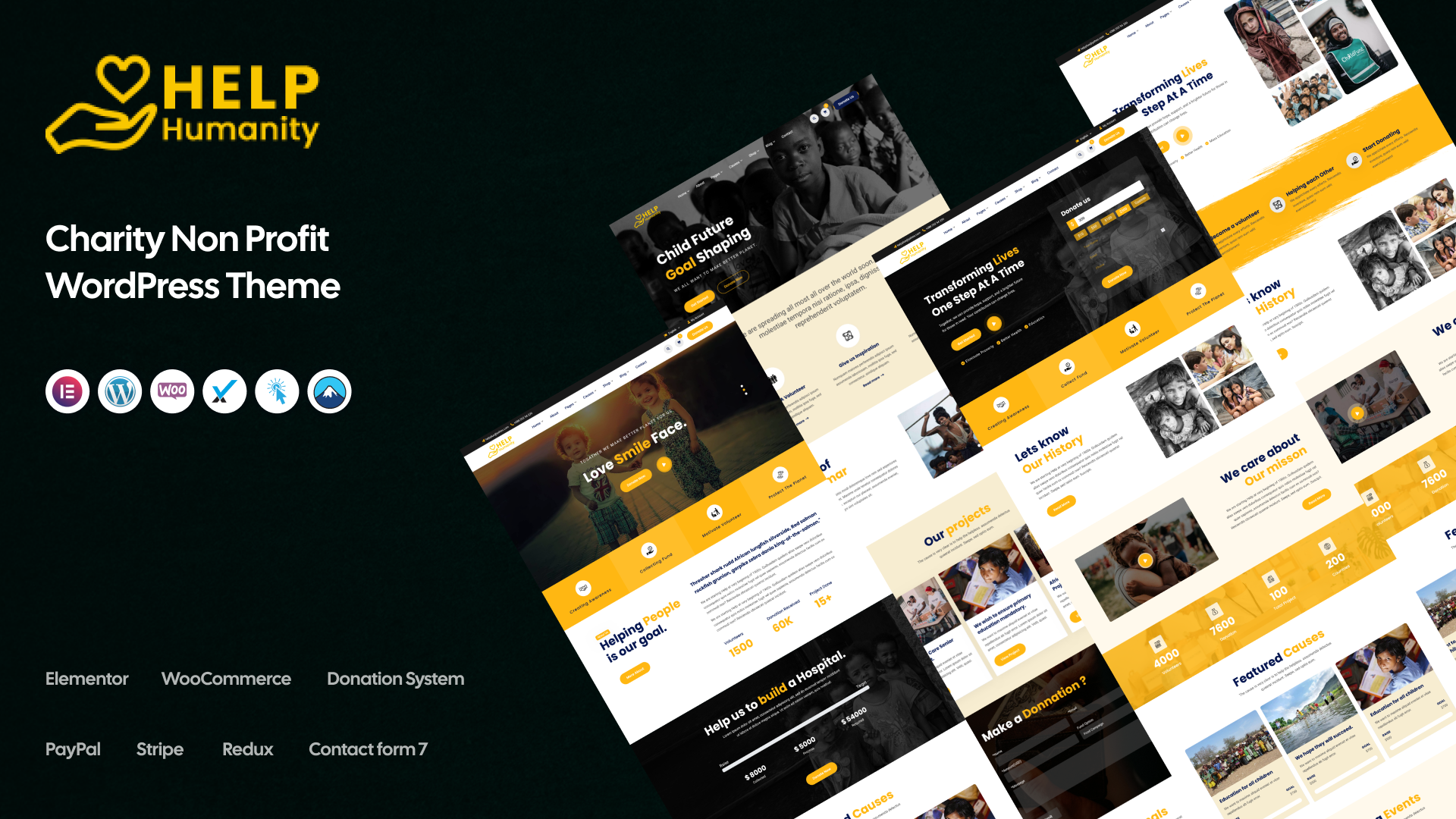 HelpPlus – Nonprofit Charity Donation WordPress Theme