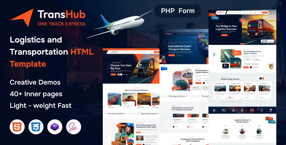 TransHub – Transport & Logistics HTML Template